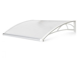 Prikaži detalje za Nadstrešnica Valtellina 82 x 150 cm, bijeli nosači Slika Nadstrešnica Valtellina 82 x 150 cm, bijeli nosači