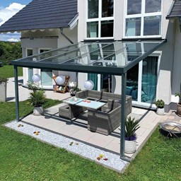 Prikaži detalje za Nadstrešnica Terrassendach Premium 4x4m, antracit Slika Nadstrešnica Terrassendach Premium 4x4m, antracit