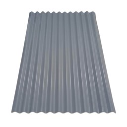 Slika PVC valovite ploče TIP 09, 76/18, siva