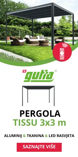 Pergola Tissu u veličini 3 x 3 m