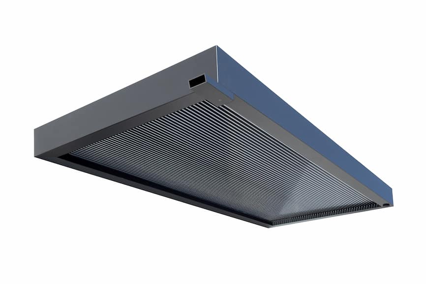 Detaljni prikaz: BS 3D-Line nadstrešnica, ALU konstrukcija + Zebra Lexan ploče