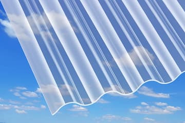 Slika Prozirne akrilne valovite ploče 1,5 mm