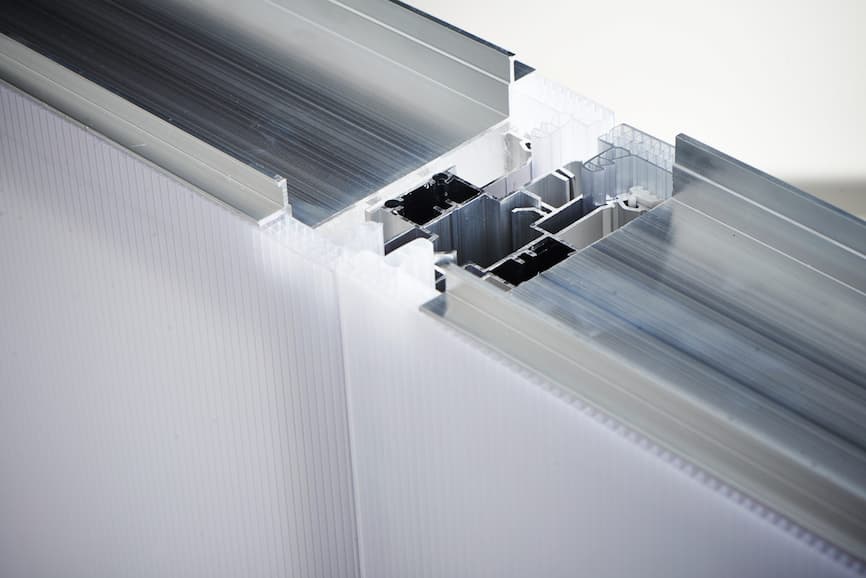 Danpatherm K7/K12 kaseta u prerezu – dvostruko ostakljeni fasadni sustav