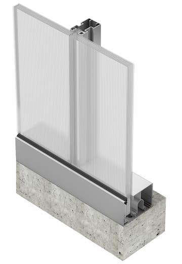 Slika Danpal Facade System – Jednostruko ostakljeni fasadni sustav