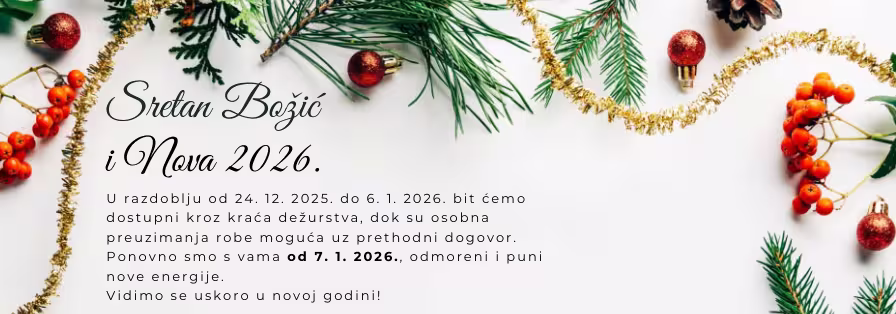  blagdani od 24. 12. 2025. do 6. 1. 2026.