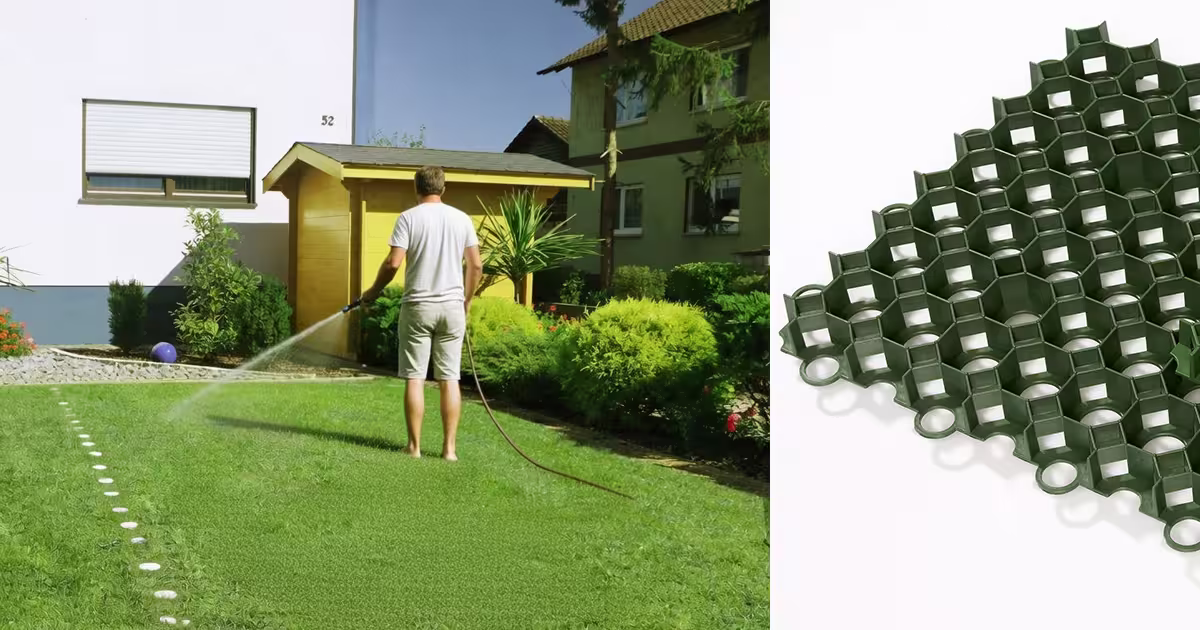 Kad i kako održavati travnu rešetku da travnjak bude zelen godinama