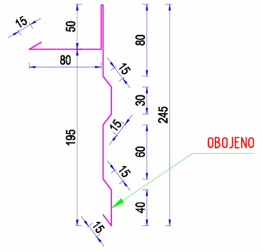Presjek opšavnog lima